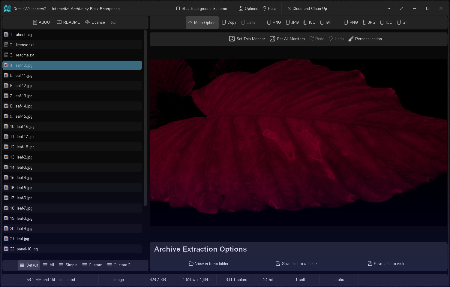 Viewing an image in the archive
Click to view image full size in a new tab